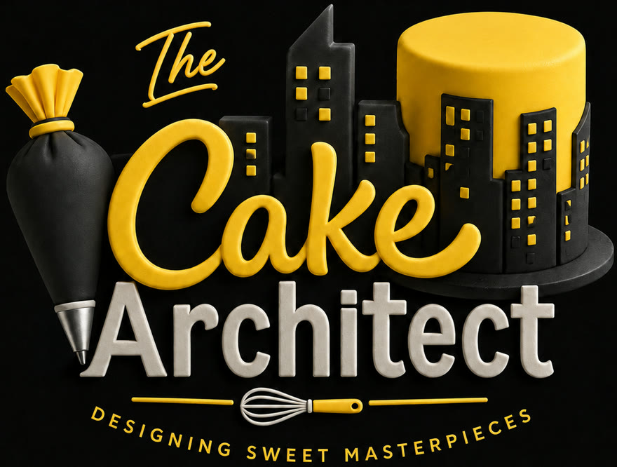 The Cake Architect, designing sweet masterpieces.